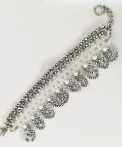 Bracciale da donna Ottaviani Bijoux con perle, perline e cristalli 470448