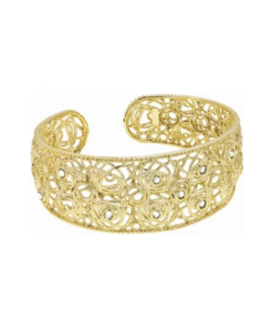 Bracciale da donna Stroili Oro bangle medium collezione "Innocence" in argento 925 dorato e cristalli
