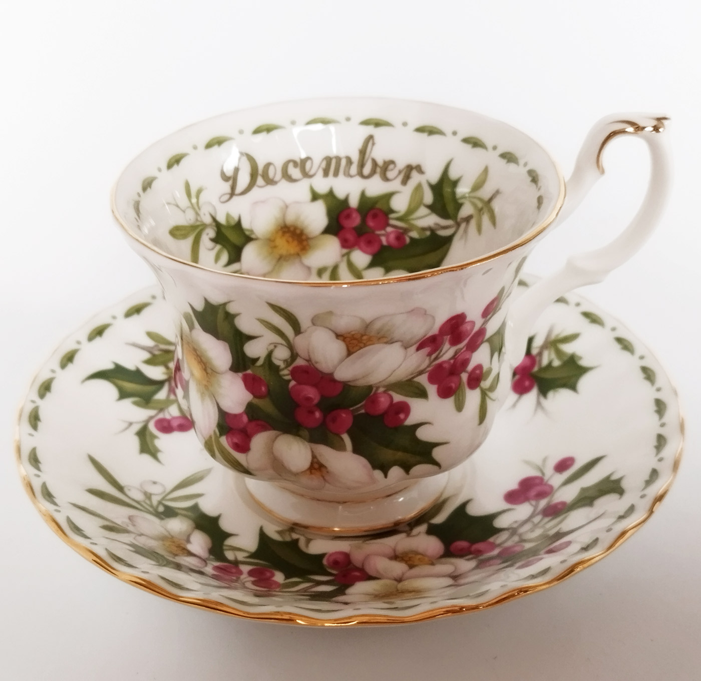 Tazza da tè con piattino Royal Albert collezione Flower of the