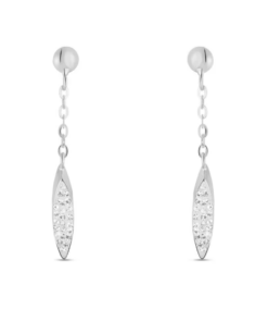 Orecchini pendenti Stroili Oro donna Oro Bianco 18 Kt Carati Ct 750 cod: 1625495